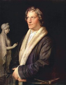 Bertel Thorvaldsen dán szobrász portréja